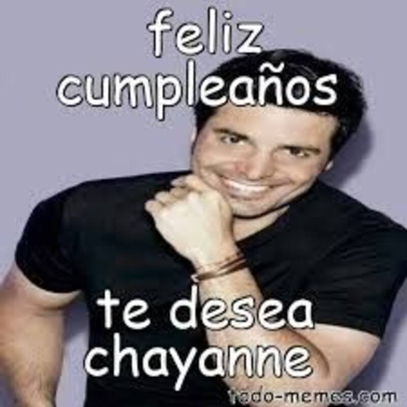 Enviar a Chayanne para celebrar el cumpleaños por WhatsApp siempre es bueno.