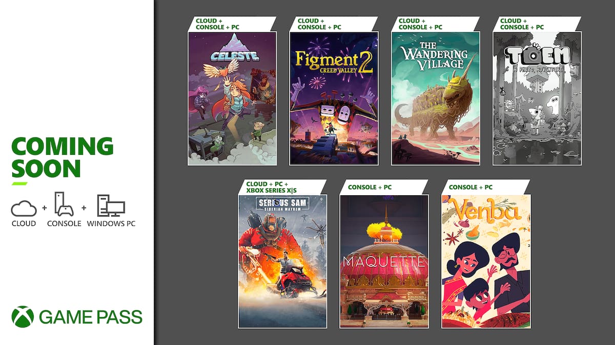 Estos son algunos de los juegos que llegan este mes.