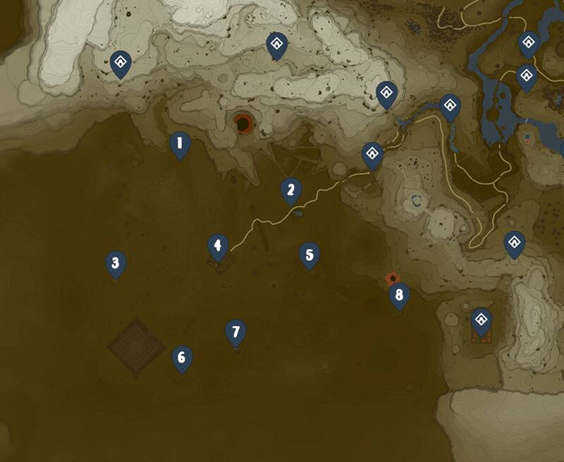 En el desierto de Gerudo de Zelda: Tears of the Kingdom encontrarás 8 Santuarios.Créditos: Tecno Game - IGN - Nintendo.