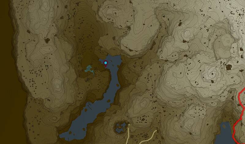 Ubicaciones octorok acuático.