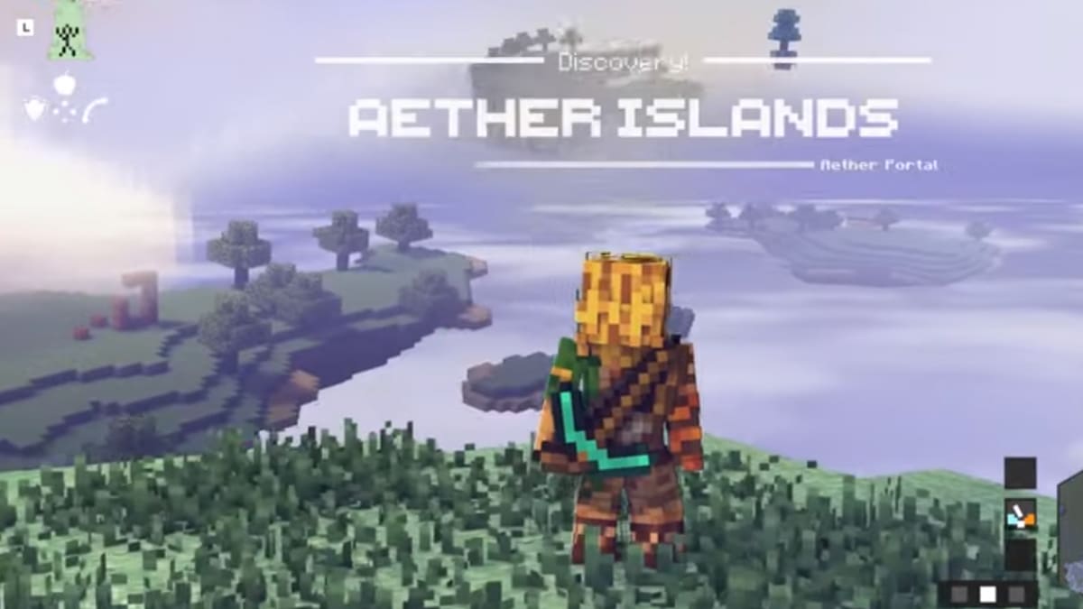 Logran recrear Zelda: Tears of the Kingdom en Minecraft
