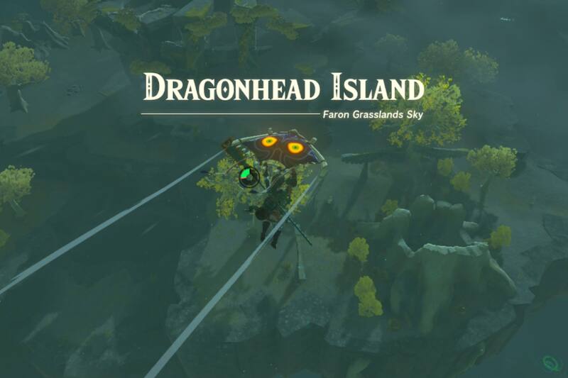 Debes abrir la puerta en Dragonhead Island.