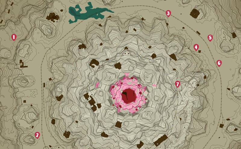 Ubicaciones Octorok.