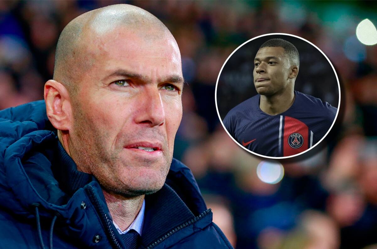 Zinedine Zidane pone todas sus fichas en Kylian Mbappé: “Espero que algún día gane el Balón de Oro”