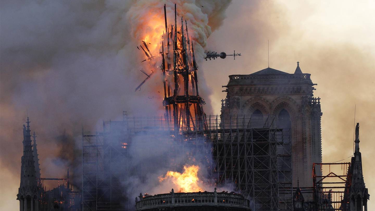 Incendio de la catedral de Notre Dame: 15 de abril de 2019