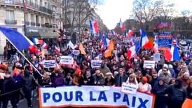 VIDEO | 100.000 personas participan en marchas de Francia por la paz en Ucrania