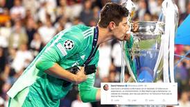 Thibaut Courtois le responde a David Faitelson tras criticar el triunfo del Real Madrid en la Champions