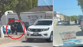 VIDEO: Niña corre detrás de sujetos armados para que no secuestren a su papá en Sonora