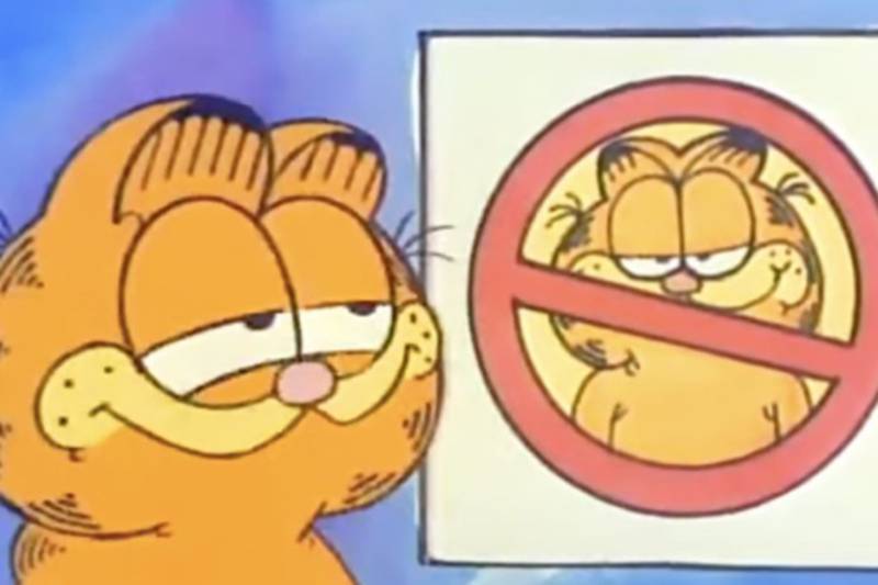 Garfield fue el meme de la final de Champions League.