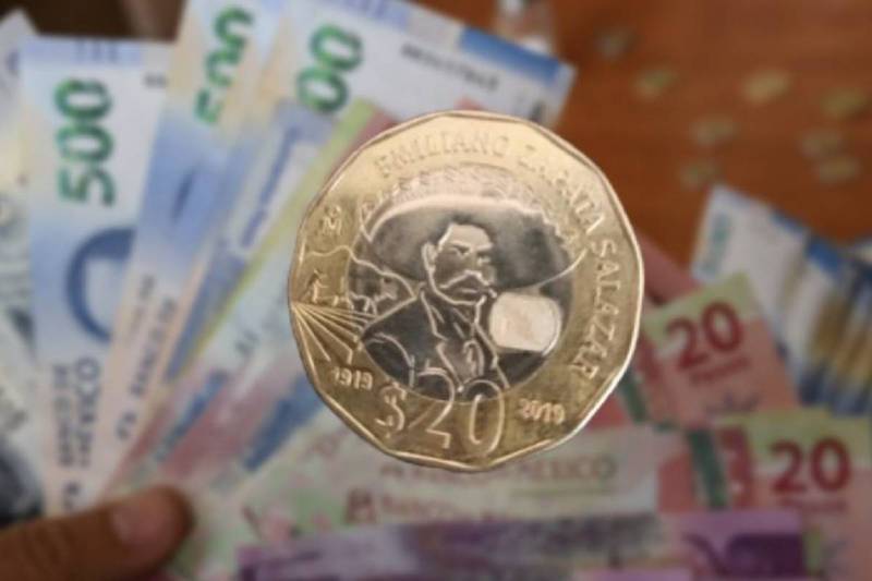 Moneda de 20 pesos